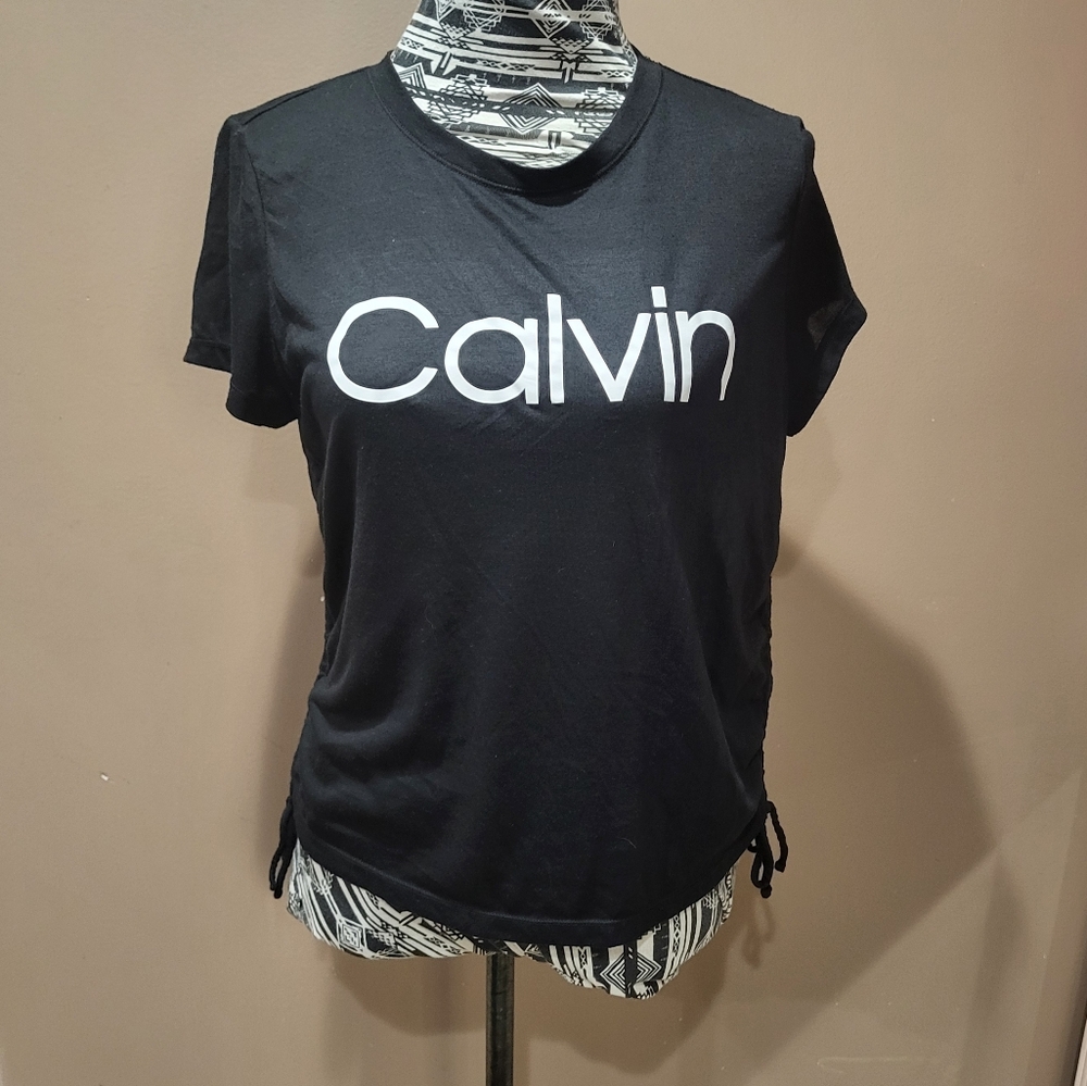 Calvin Klein Performance Black Tee Sz L